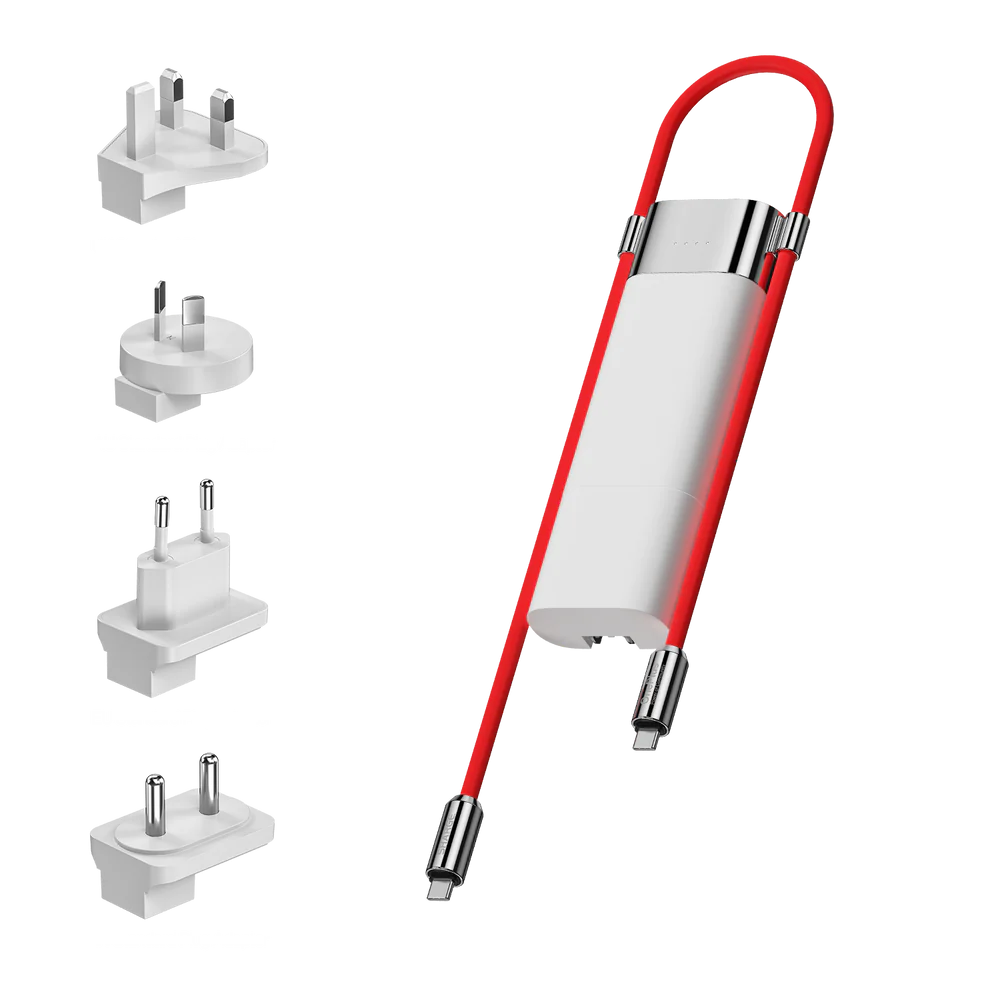 SHARGE Pouch 3-in-1 Power Bank & GaN Charger & Cable
