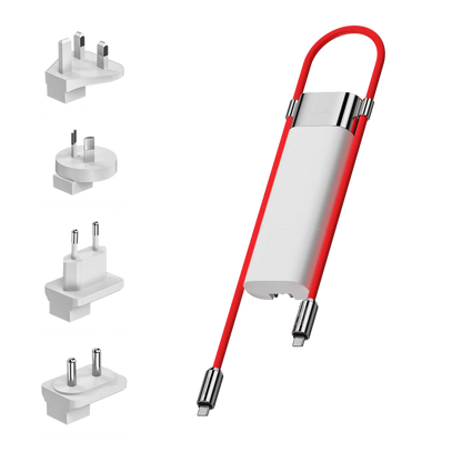 SHARGE Pouch 3-in-1 Power Bank ＆ GaN Charger ＆ Cable