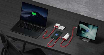 SHARGE Pouch 3-in-1 Power Bank ＆ GaN Charger ＆ Cable